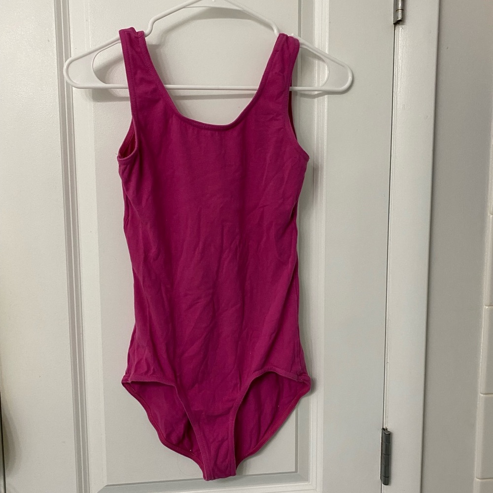 Theatricals Dance Leotard Bodysuit Mulberry Pink Womens Medium Ballet Jazz Dance
